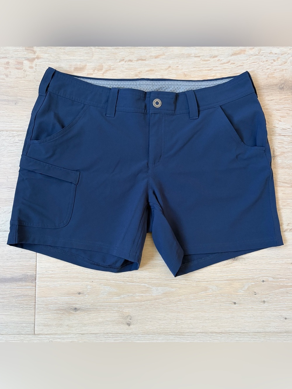 The North Face Women’s Navy Hiking Trail Cargo Shorts Sz 10 Stretch Outdoor*V11